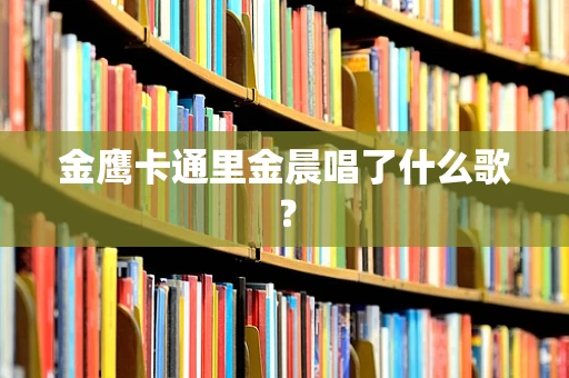 金鹰卡通里金晨唱了什么歌？