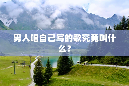 男人唱自己写的歌究竟叫什么？