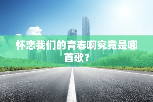 怀恋我们的青春啊究竟是哪首歌？