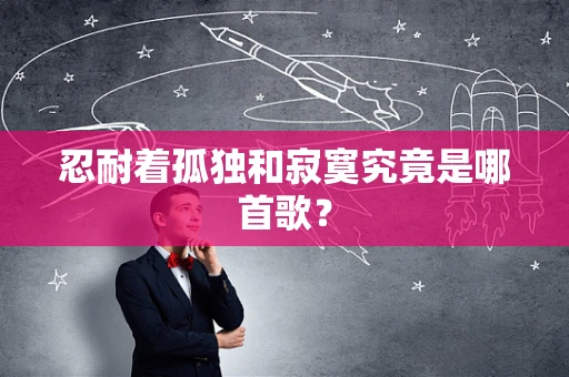 忍耐着孤独和寂寞究竟是哪首歌？