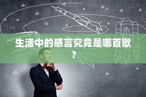 生活中的感言究竟是哪首歌？