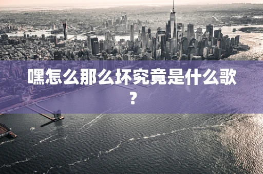 嘿怎么那么坏究竟是什么歌？