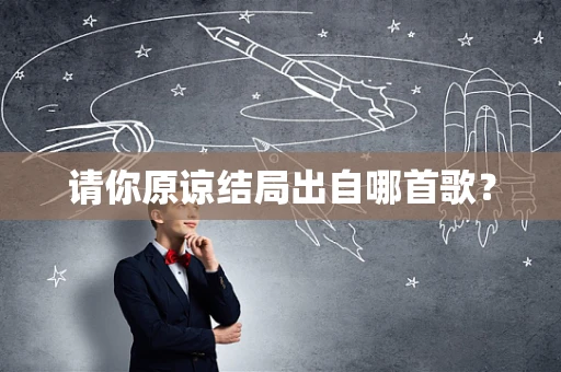 请你原谅结局出自哪首歌？