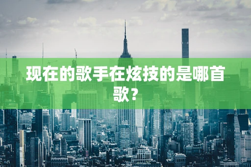 现在的歌手在炫技的是哪首歌？