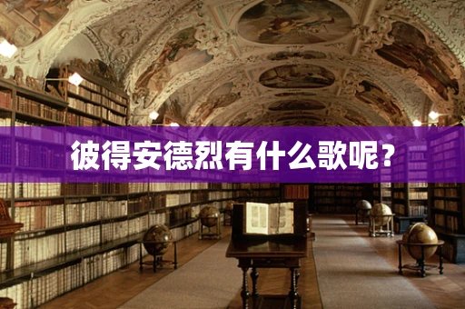彼得安德烈有什么歌呢？