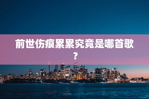 前世伤痕累累究竟是哪首歌？