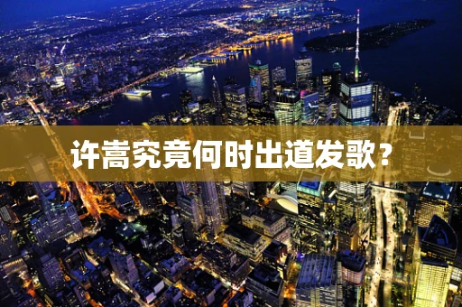 许嵩究竟何时出道发歌？