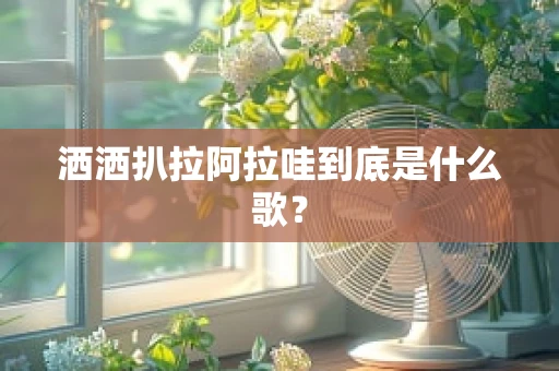 洒洒扒拉阿拉哇到底是什么歌？