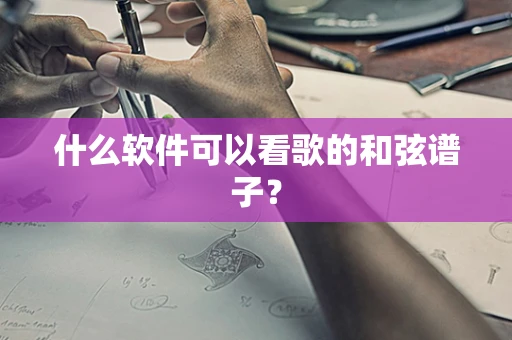 什么软件可以看歌的和弦谱子？