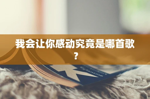 我会让你感动究竟是哪首歌？