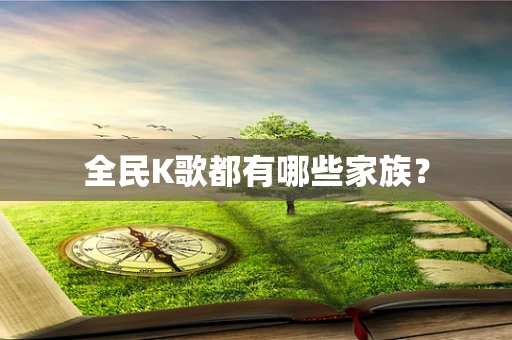 全民K歌都有哪些家族？