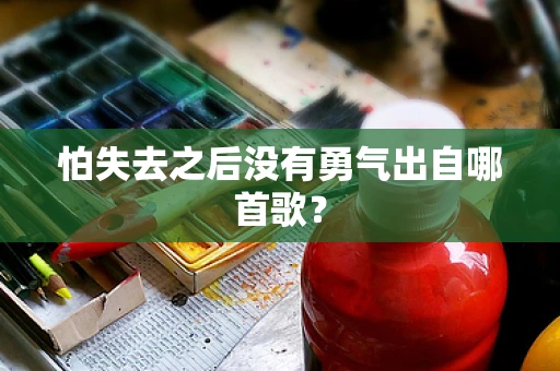 怕失去之后没有勇气出自哪首歌？