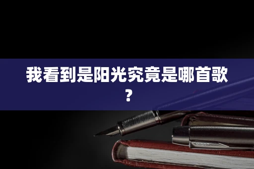 我看到是阳光究竟是哪首歌？