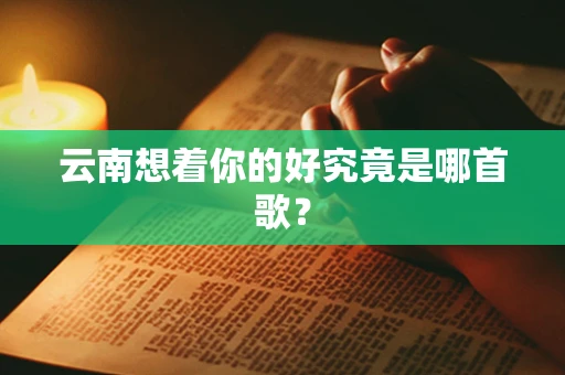 云南想着你的好究竟是哪首歌？