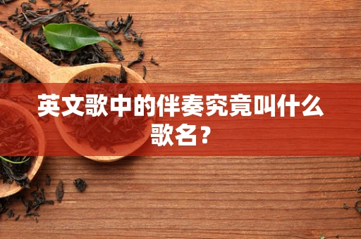 英文歌中的伴奏究竟叫什么歌名？