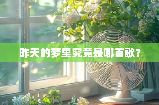 昨天的梦里究竟是哪首歌？