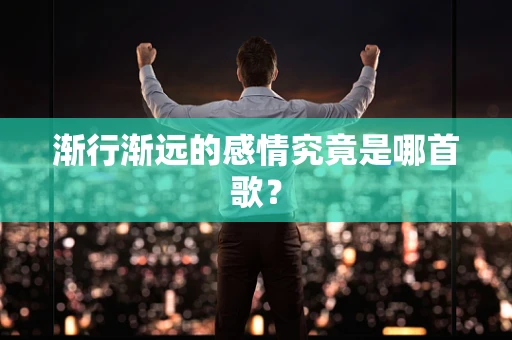 渐行渐远的感情究竟是哪首歌？
