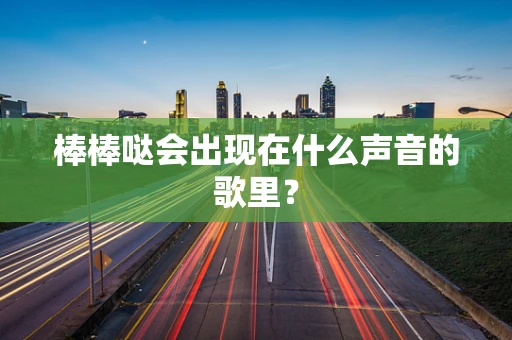 棒棒哒会出现在什么声音的歌里？