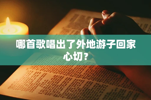 哪首歌唱出了外地游子回家心切？