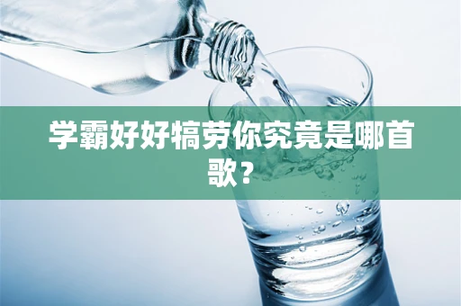 学霸好好犒劳你究竟是哪首歌？