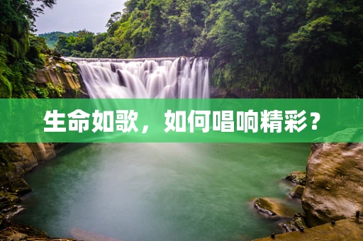 生命如歌，如何唱响精彩？