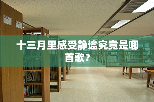 十三月里感受静谧究竟是哪首歌？
