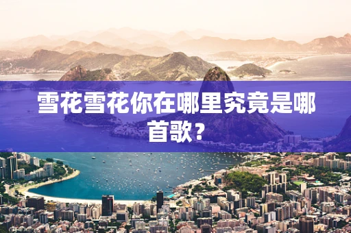 雪花雪花你在哪里究竟是哪首歌？