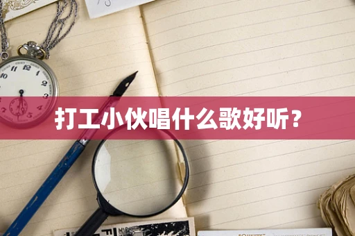 打工小伙唱什么歌好听？
