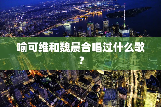 喻可维和魏晨合唱过什么歌？