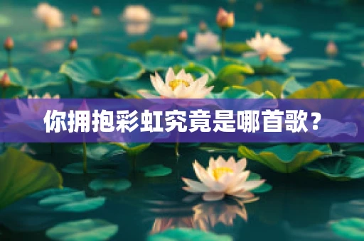 你拥抱彩虹究竟是哪首歌？