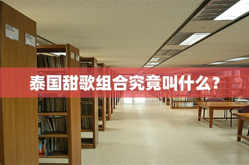 泰国甜歌组合究竟叫什么？