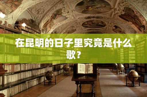 在昆明的日子里究竟是什么歌？
