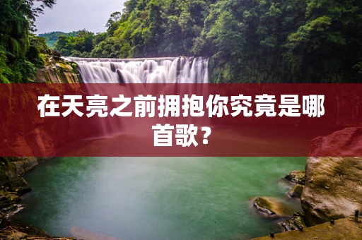 在天亮之前拥抱你究竟是哪首歌？