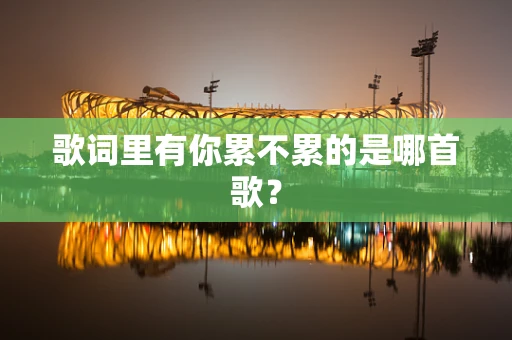 歌词里有你累不累的是哪首歌？