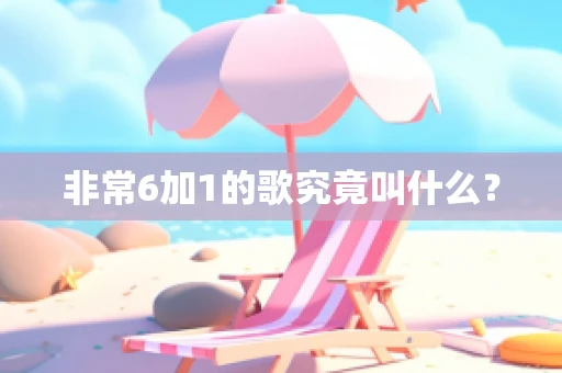 非常6加1的歌究竟叫什么？