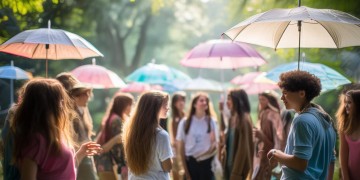 同学们撑起了伞是哪首歌？