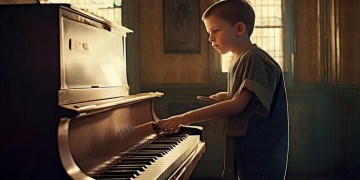 小男孩在〈加州旅馆〉里唱的是什么歌？