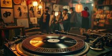帮我播放粤语歌会呈现怎样的画面？