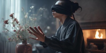 盲人模仿朱之文会唱什么歌呢？